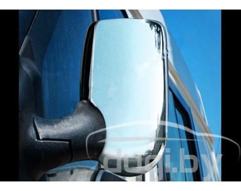 Хром накладки на зеркала (abs) для Transit